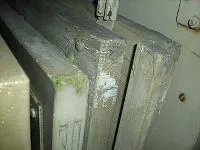 Fensterladen vorher
